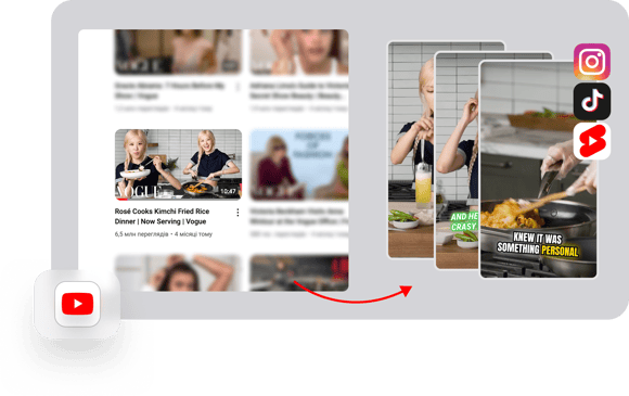 AI Instagram Reels Maker interface